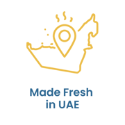 Made fresh in UAE badge - Wunderdog locally produced fresh dog food in Dubai